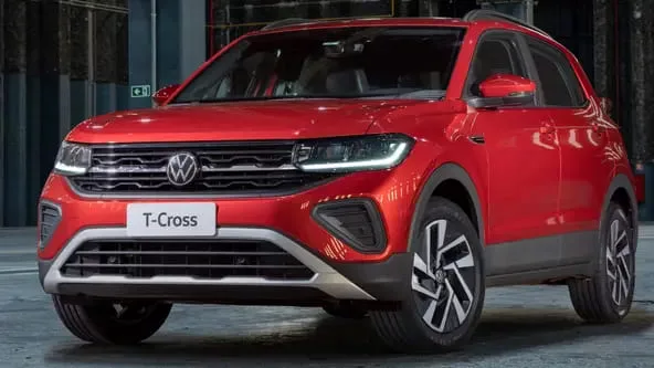 t cross 2025 3 jpg Volkswagen T-Cross 2025: Novo Visual e Equipamentos para Manter a Liderança entre os SUVs Compactos
