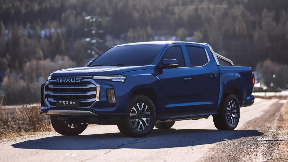 Maxus T90 EV Exterior jpg VW Investe US$ 5 Bilhões na Rivian: Novos Carros Elétricos no Horizonte