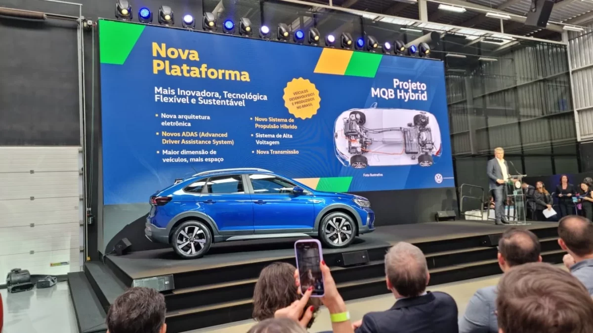 Sistema hibrido VW.jpeg Volkswagen confirma a produção de um novo SUV compacto em São Paulo, fruto de um investimento de R$ 13 bilhões.