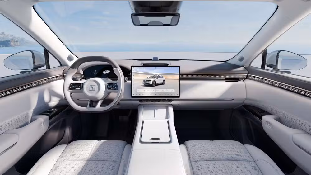 zeekr 7x interior Zeekr 7X: O SUV Elétrico de 645 cv Que Chegará em Breve ao Brasil