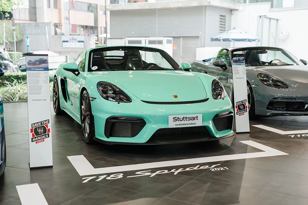 30 set 24 Exposicao de Porsches esportivos com cambio manual na Stuttgart 2 Exposição de Porsches esportivos com câmbio manual destaca raridades e exclusividade em São Paulo"