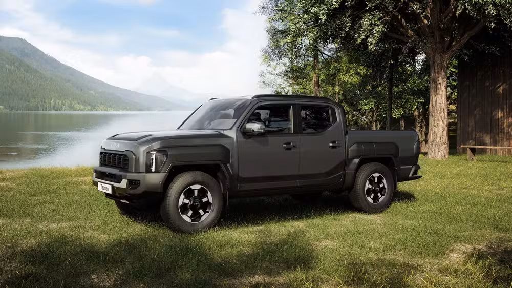 2025 kia tasman 4 Kia Tasman é Revelada: A Nova Picape Coreana que Chegará ao Brasil com Visual Arrojado