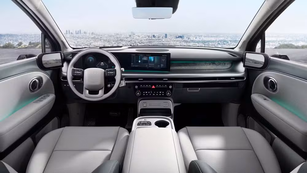 hyundai ioniq 9 2025 painel Hyundai Ioniq 9: O SUV elétrico de sete lugares com tecnologia de ponta e design arrojado
