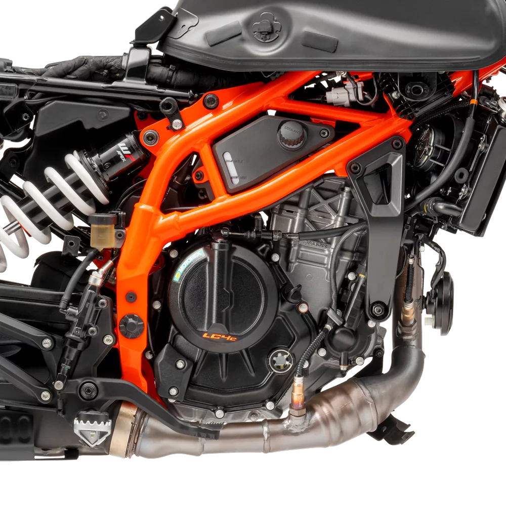 PHO BIKE DET Dual sport KTM 2025 390 enduro r engine SALL AEPI V1 png KTM 390 Enduro R 2025: A Escolha Definitiva para Aventuras em Duas Rodas