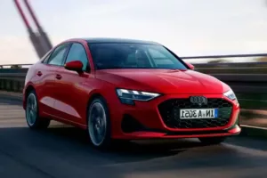 Audi A3 2025 troca o sistema híbrido por um motor mais potente; Confira os detalhes!