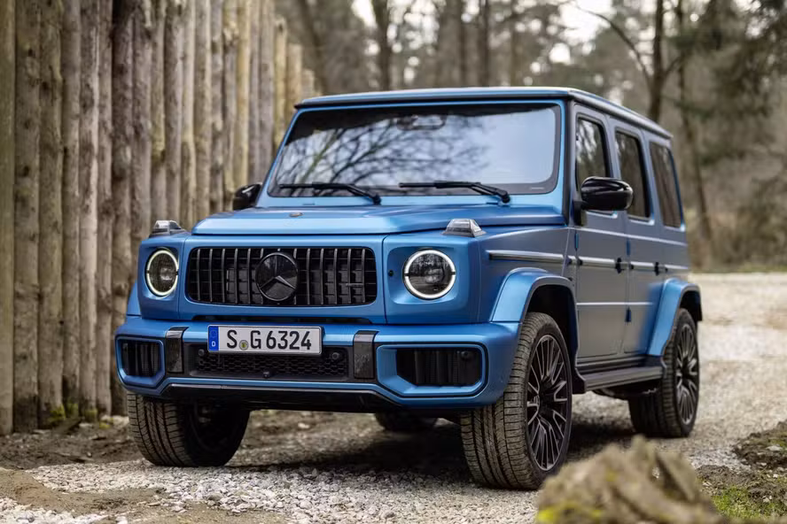 mercedes amg g 63 frente Com motor V8 biturbo, novo Mercedes-AMG G63 chega ao Brasil por quase R$ 2 milhões.