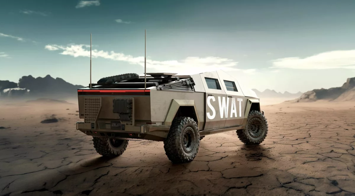 tesla cybertruck da swat 47212106 Polícia de Las Vegas incorpora Tesla Cybertruck à frota de viaturas