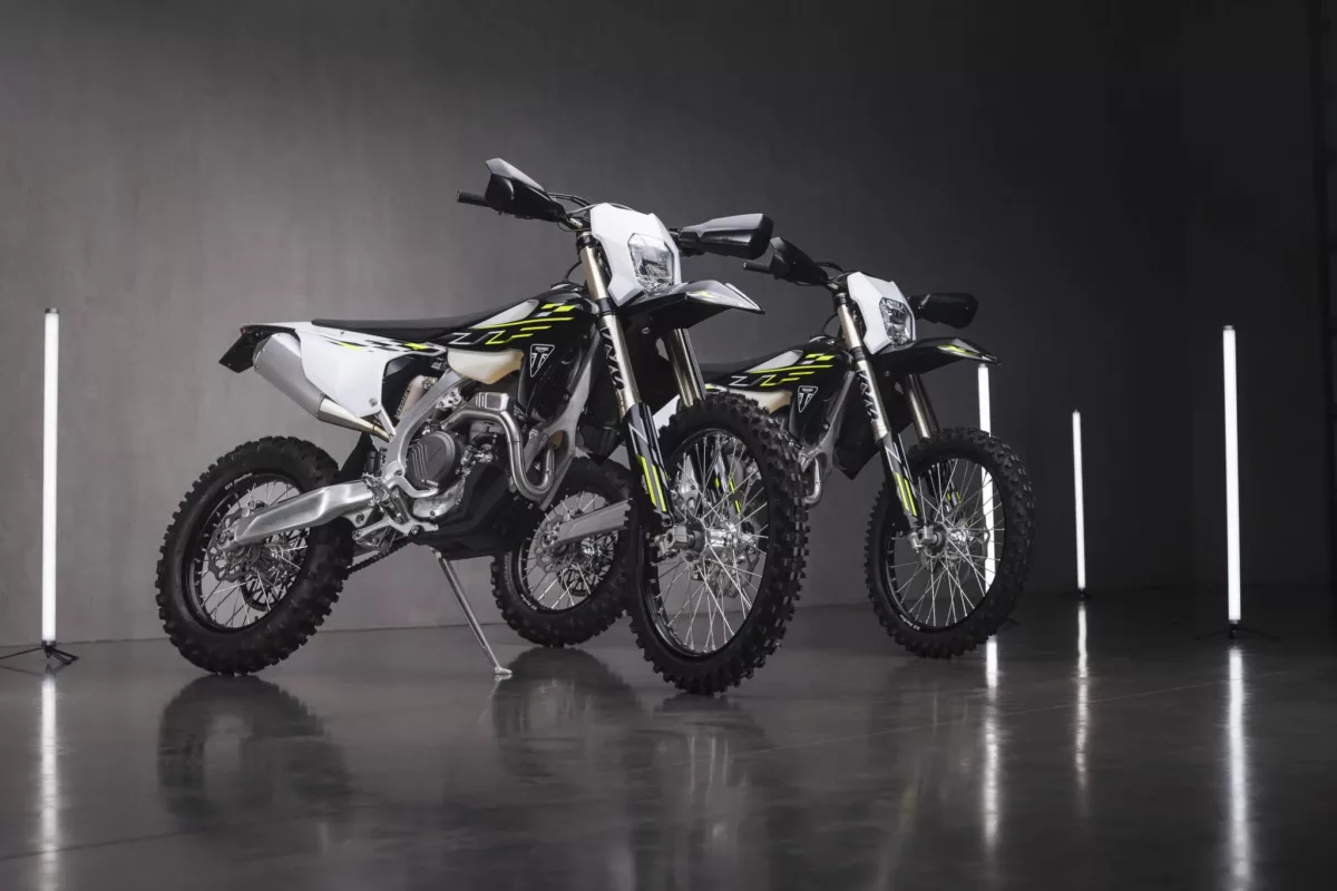 novas triumph tf 250 e e tf 450 e 3 Triumph TF 250-E e TF 450-E estreiam no off-road com DNA de competição e foco no EnduroGP 2025