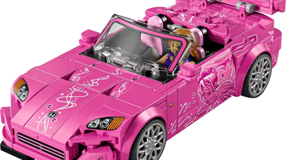 1 77241 2 fast 2 furious honda s2000 top view 49305696 Honda S2000 rosa de Suki ganha versão em Lego: ícone de Velozes e Furiosos chega às prateleiras em junho