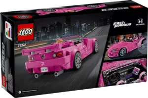 Honda S2000 rosa de Suki ganha versão em Lego: ícone de Velozes e Furiosos chega às prateleiras em junho