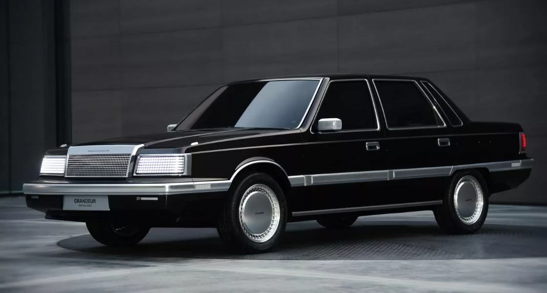 brand grandeur pc Hyundai resgata os anos 80 com sedã elétrico que une nostalgia e tecnologia futurista