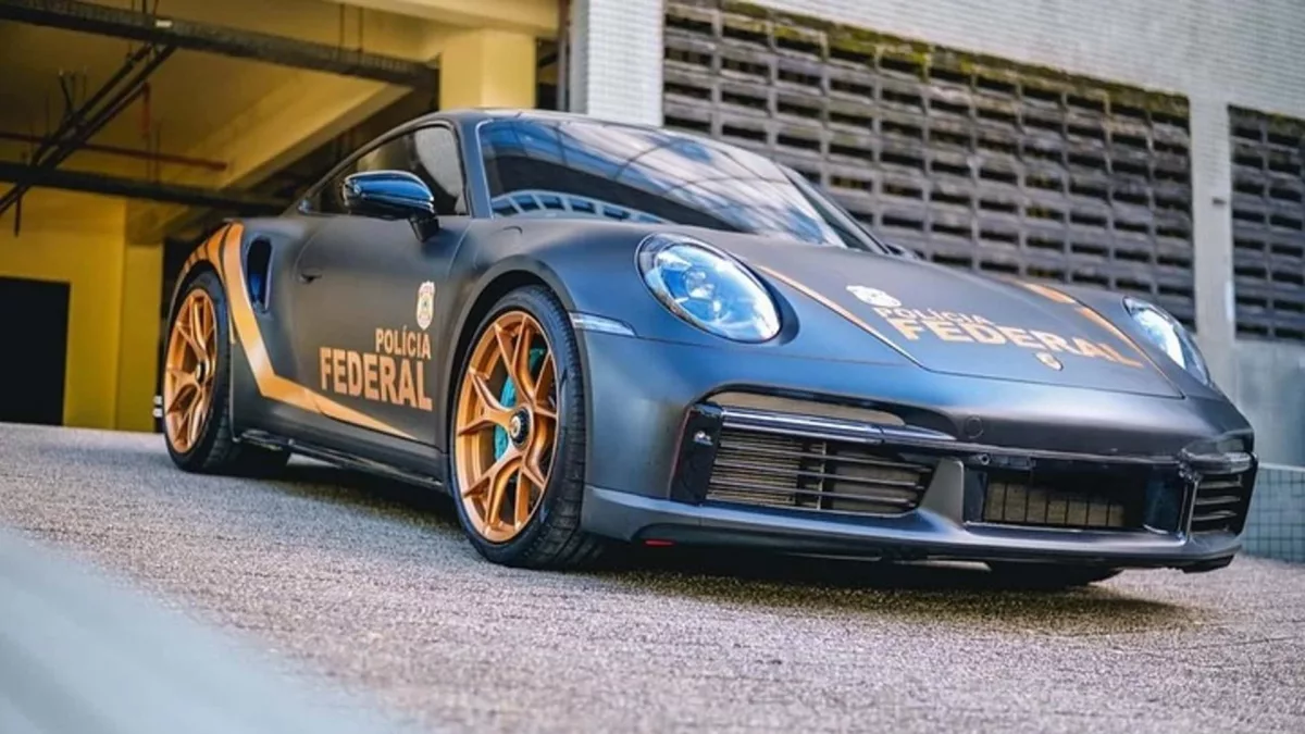 porsche 911 turbo 4 Porsche 911 Turbo de R$ 1,5 milhão vira símbolo do combate ao crime nas mãos da Polícia Federal