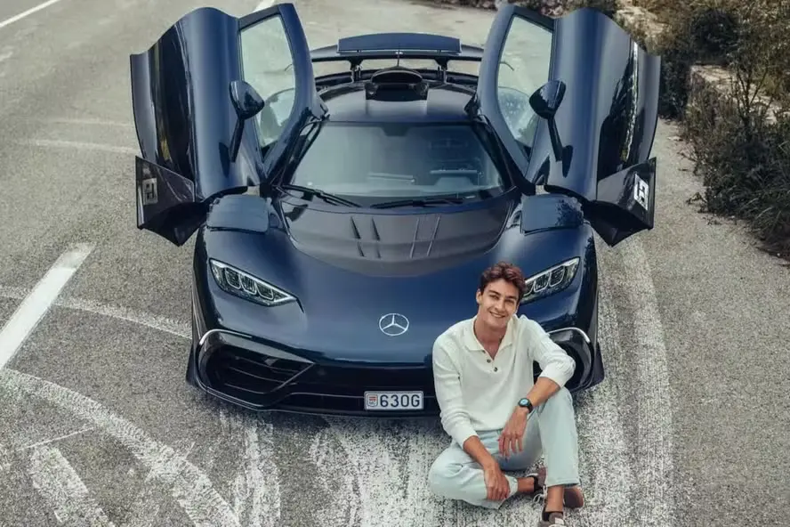 russell mercedes amg one George Russell acelera fora das pistas com um dos carros mais raros e poderosos do mundo