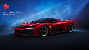Ferrari conquista prêmio máximo de design e reforça domínio absoluto no Red Dot Award