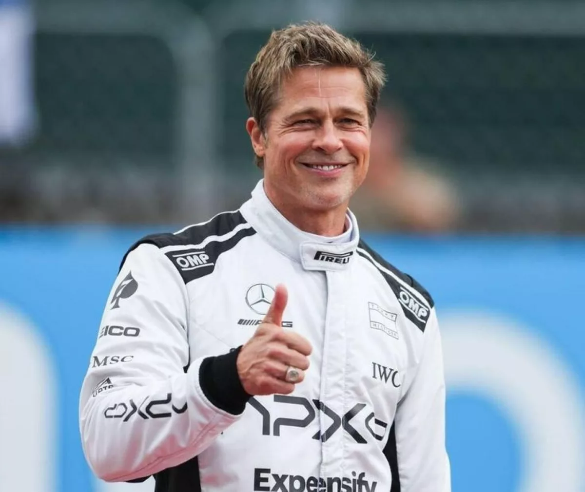 brad pitt 54570777 Brad Pitt acelera McLaren MCL60 e mergulha no universo da Fórmula 1