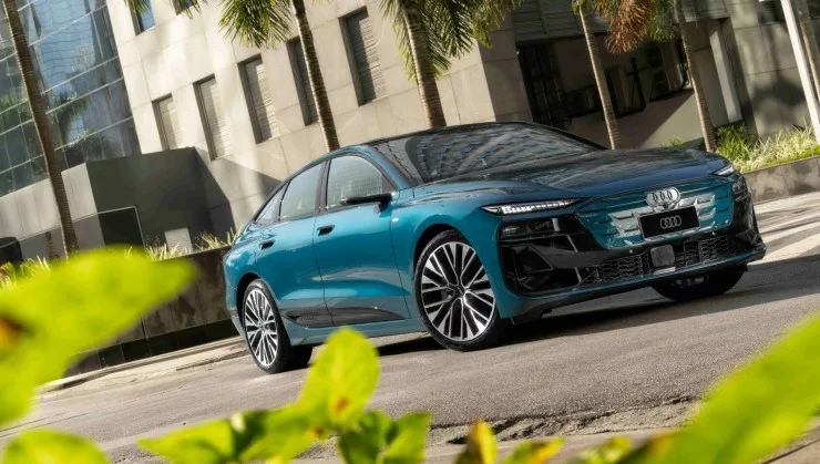 audi a6 sport 1 udi A6 Sportback e-tron chega ao Brasil com foco em aerodinâmica e luxo elétrico