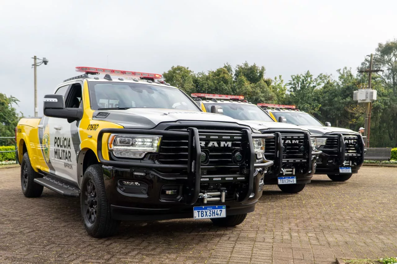 rams pm 1 RAM 3500 reforça segurança pública no Paraná com potência e blindagem de fábrica