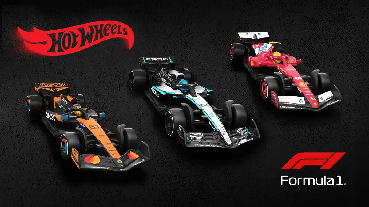 banner f1 hot wheels 1.jpg Hot Wheels lança coleção completa da Fórmula 1 com miniaturas da Ferrari e Aston Martin