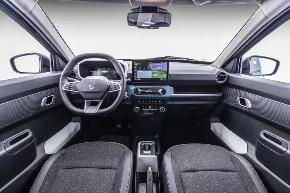 renault kwid e tech 2026 cabine Kwid E-Tech 2026 chega com visual europeu e preço agressivo abaixo dos R$ 100 mil