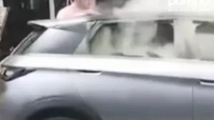 BYD Dolphin pega fogo durante recarga improvisada em Santa Maria (RS)