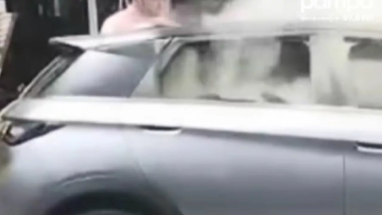 byd fogo BYD Dolphin pega fogo durante recarga improvisada em Santa Maria (RS)