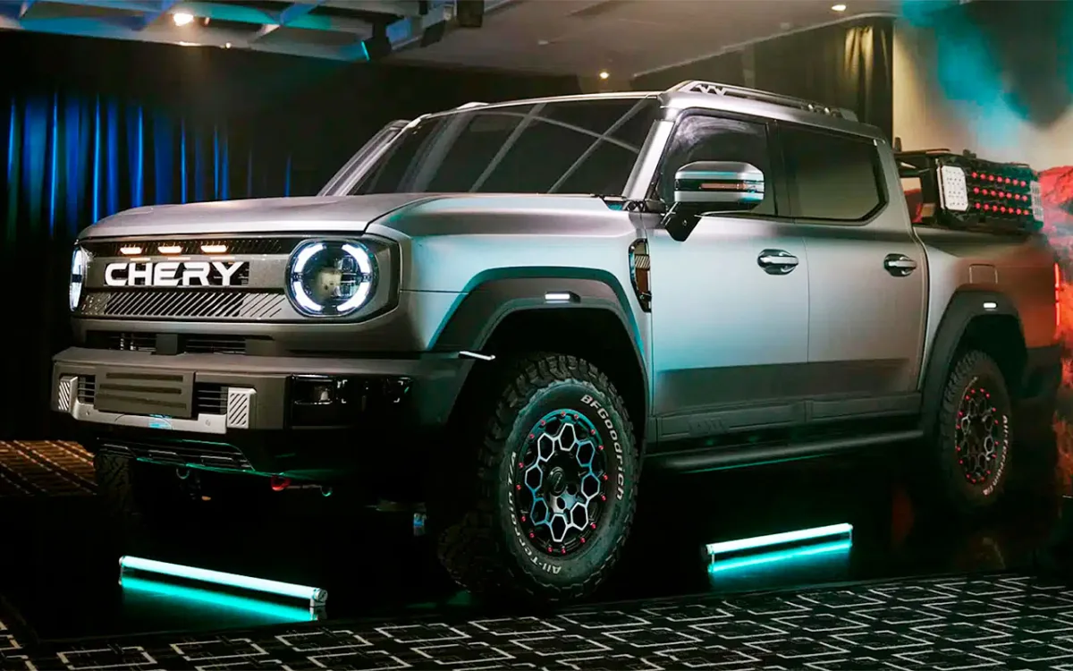 cherypicape1 Chery KP31: a primeira picape híbrida plug-in a diesel do mundo chega para mudar as regras do jogo