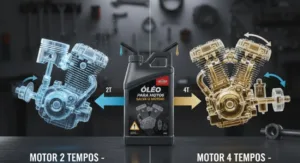 Motor de 2 ou 4 Tempos: entenda a diferença e por que o óleo certo pode salvar o motor da sua moto