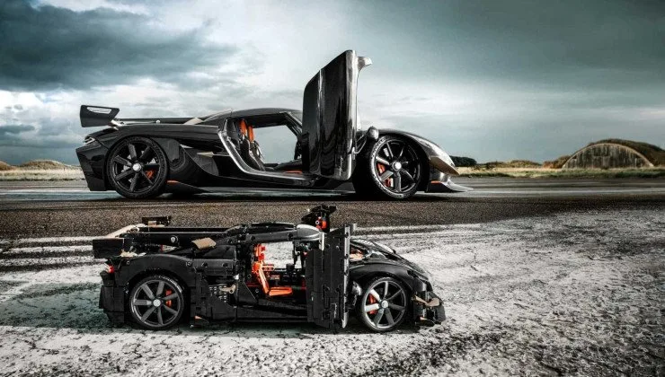 1 lego technic koenigsegg sadair s spear 1 1 66961378 A Lego construiu um Koenigsegg de verdade com 327 mil peças e ele chega a 111 km/h