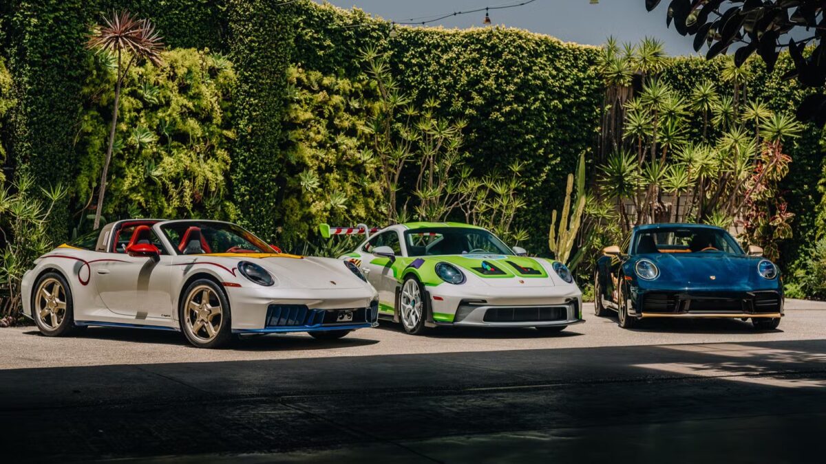 porsche 1 A Porsche criou três versões únicas do 911 inspiradas em Toy Story 5 — e elas serão leiloadas por uma boa causa