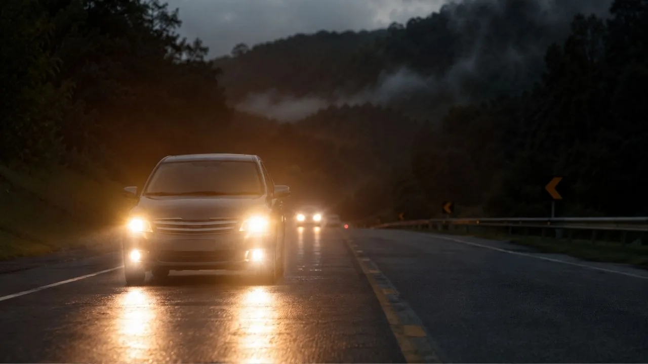 farol estrada Farol aceso em rodovias exige atenção: entenda quando o uso é obrigatório e como escapar da multa de R$ 130,16