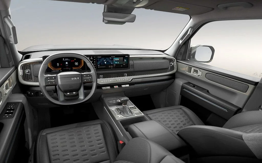 kiatasman5 1024x640 1 Kia Tasman: a primeira picape da marca no Brasil já tem preço, motor e data de chegada.