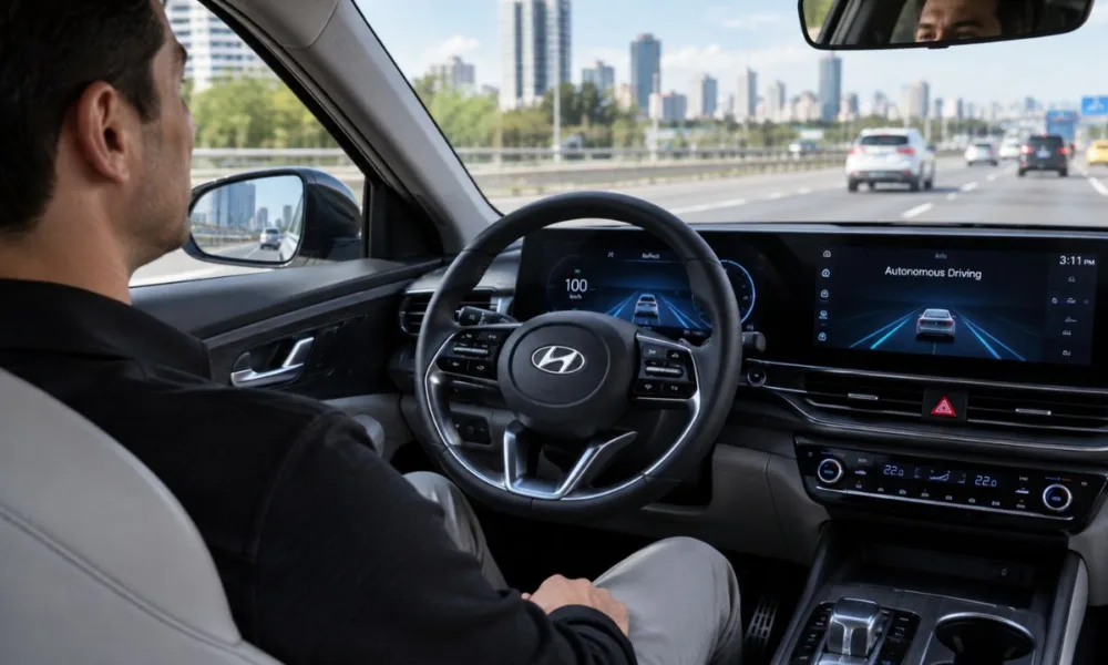hynd auto Hyundai promete carros que aprendem sozinhos: entenda o sistema de IA que vai definir a direção autônoma até 2029