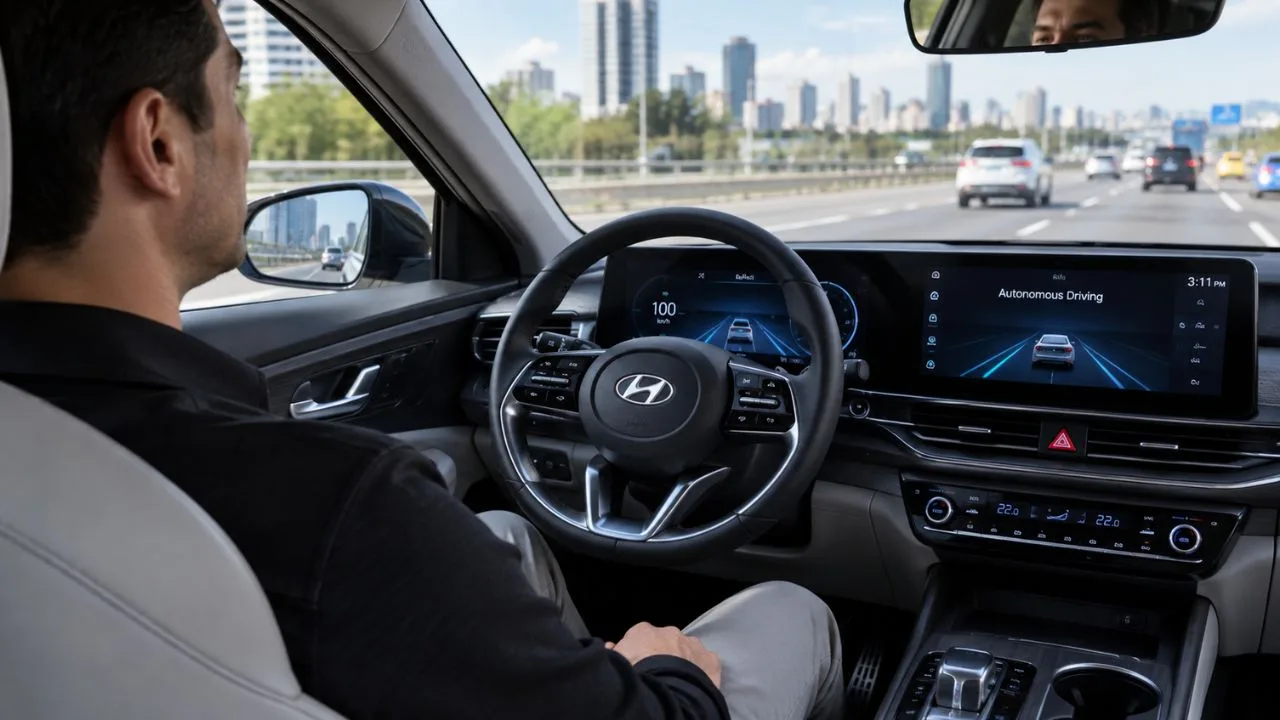 hynd auto Hyundai promete carros que aprendem sozinhos: entenda o sistema de IA que vai definir a direção autônoma até 2029