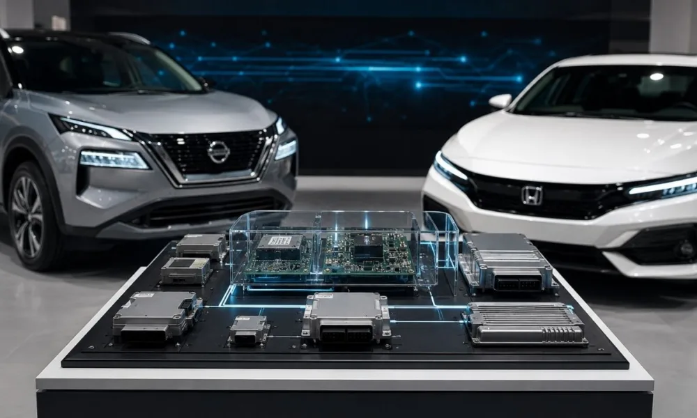 nissan honda Nissan e Honda vão dividir sistema operacional e unidades eletrônicas dos carros: entenda o que muda para os próximos modelos