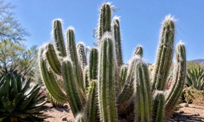 Conheça o Acanthocereus tetragonus, o cacto triangular que floresce só à noite e vira escultura em qualquer vaso