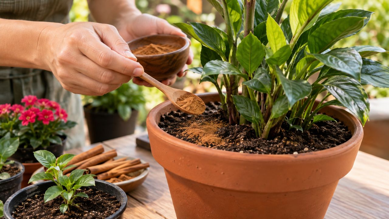 Descobri que a canela protege as plantas de fungos e pragas: veja como usar em vasos e mudas
