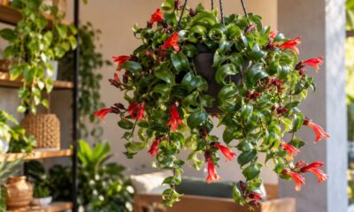Columeia Twister tem folhas enroladas e flores vermelhas: entenda como cultivar em casa e o segredo para florescer mais