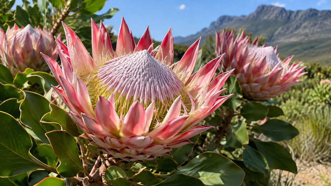 Protea cynaroides: a planta que sobrevive ao fogo e virou símbolo de resistência nos jardins