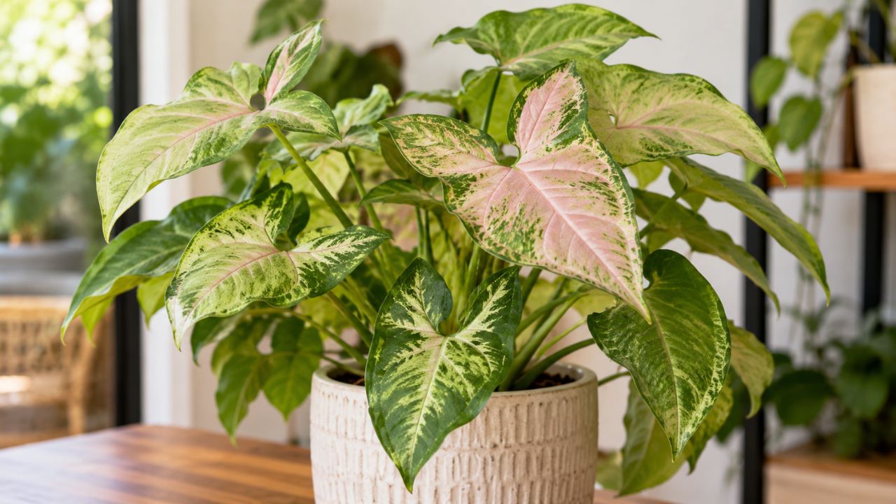 Syngonium Butterfly: os cuidados simples que mantêm a variegação da planta que parece ter asas nas folhas