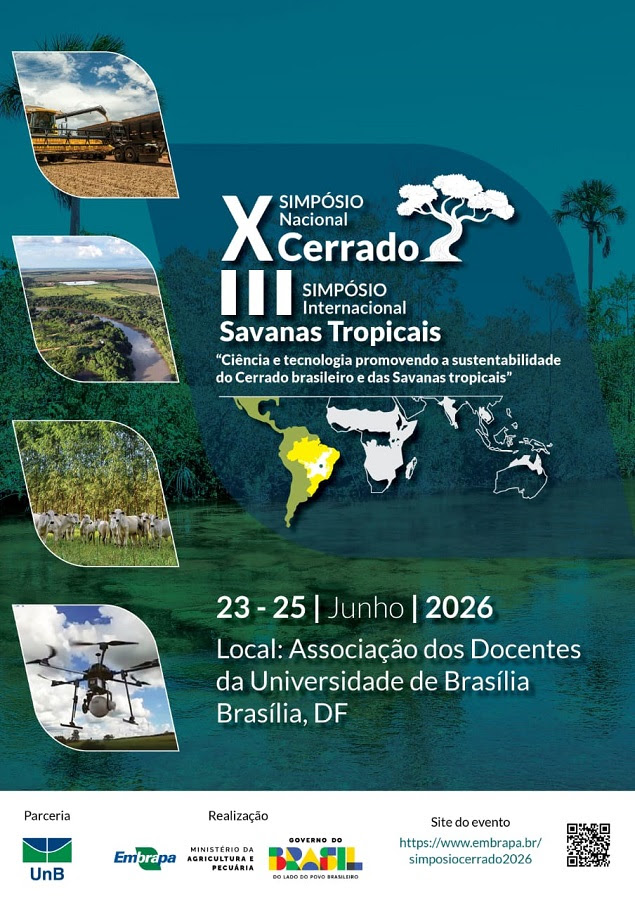 Ciência, clima e produção sustentável: Embrapa abre inscrições para o maior simpósio do Cerrado em 2026