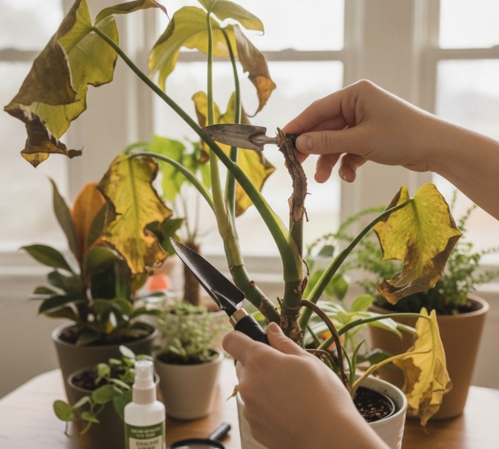 O teste da raspadinha revela se sua planta ainda tem vida ou se chegou a hora de deixar ir