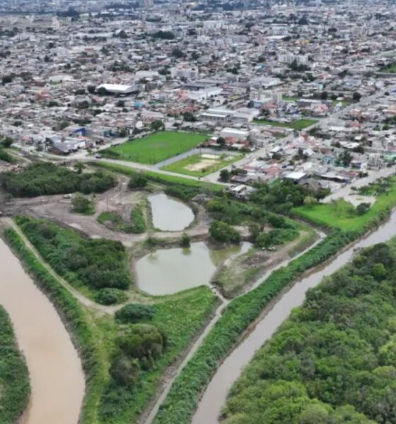Novo parque na Grande Curitiba vai armazenar 15 milhões de litros de água da chuva e ajudar a reduzir alagamentos na região