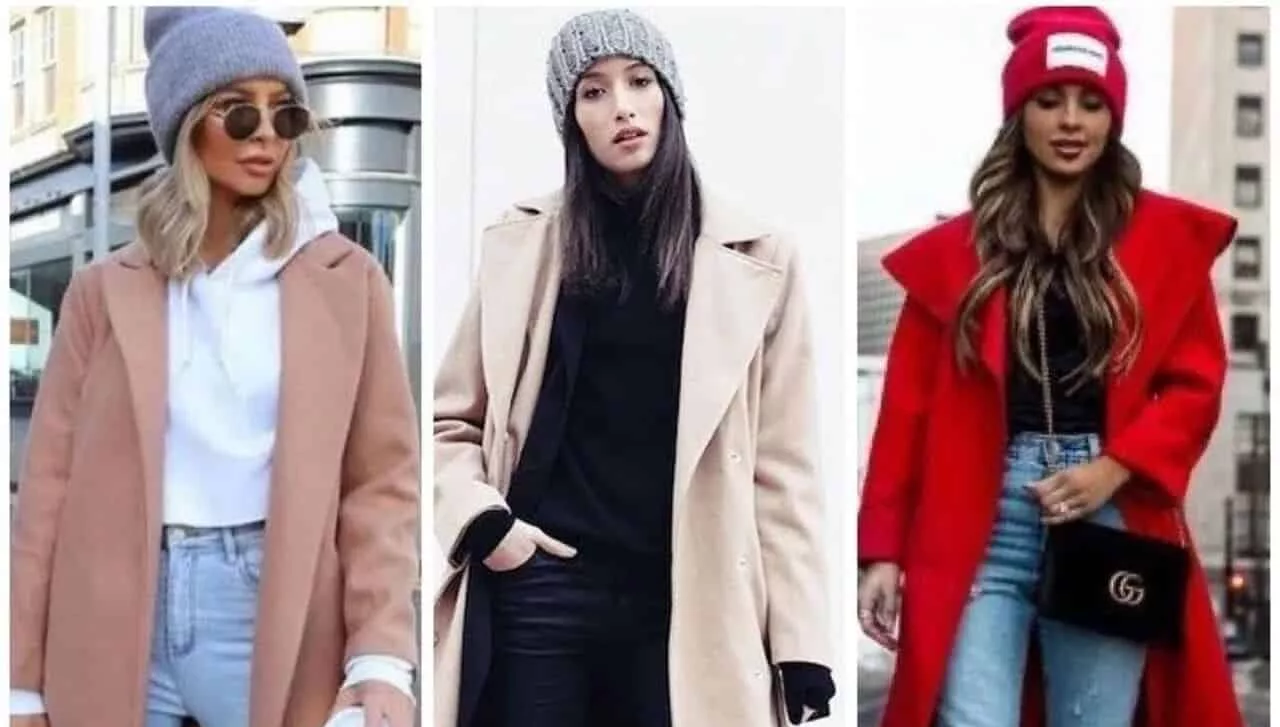 look gorro de croche capa