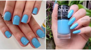 Unhas azul celeste: como usar essa cor que é tendência no verão