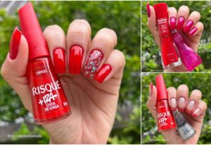 Unhas vermelhas decoradas são o novo cartão de visitas do glow up de inverno