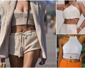 Cropped de crochê: a peça que vai conquistar o seu verão. Dicas +9 ideias para montar seu look.