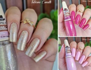 Coleção Ana Castela da Impala: unhas delicadas com cores românticas e acabamento cremoso