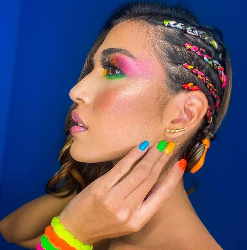 penteado para carnaval