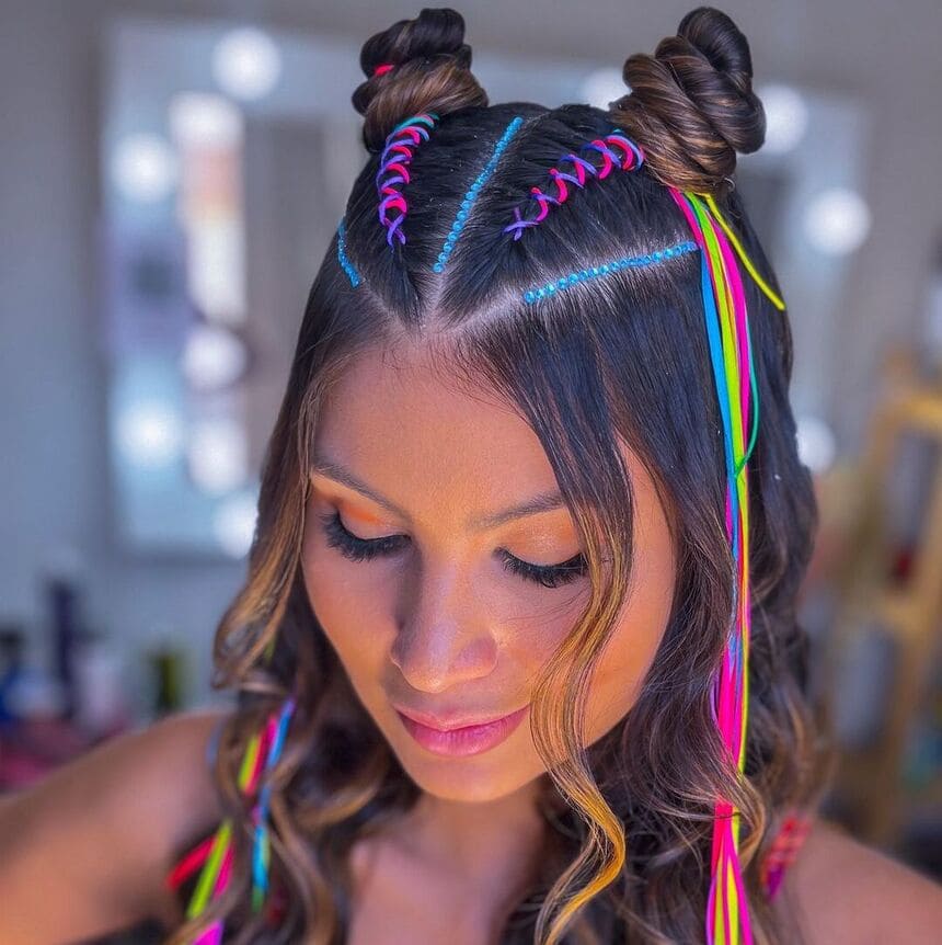 penteado para carnaval