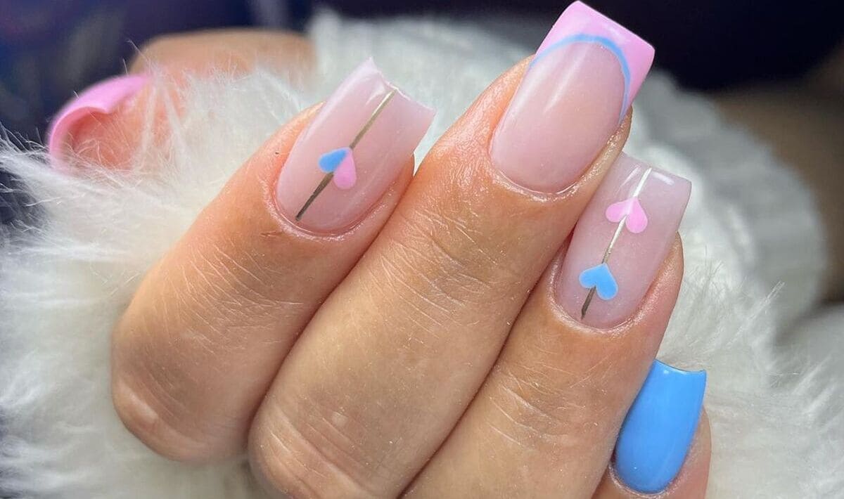 unhas para cha revelação